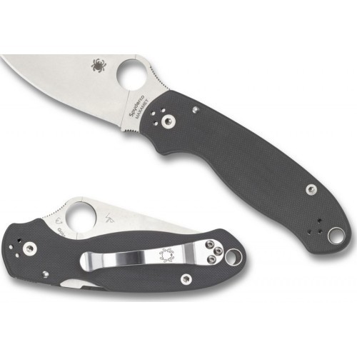 Складной нож Spyderco C223GPDGY Para 3, тёмно-серый