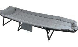 Sulankstoma turistinė sofa-gultas, pilka