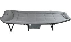Folding camping couch SOFA grey reclining