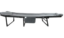 Folding camping couch SOFA grey reclining