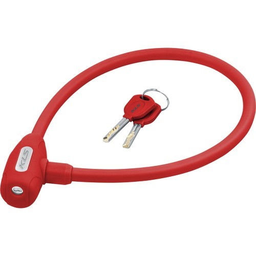 KLS Jolly cable lock, 650 mm, with 2 keys (red)