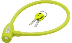 Замок KLS Jolly, 650 мм, с 2 ключами (лаймовый)