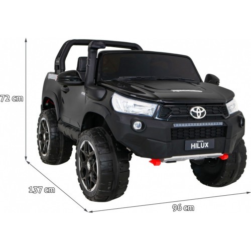 Elektromobilis Toyota Hilux, juodas