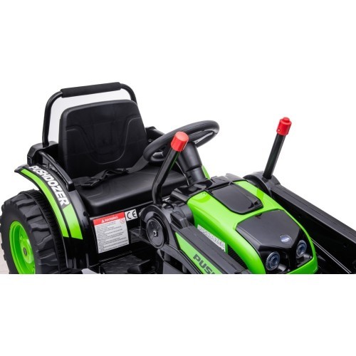 Vehicle Excavator Tractor Green