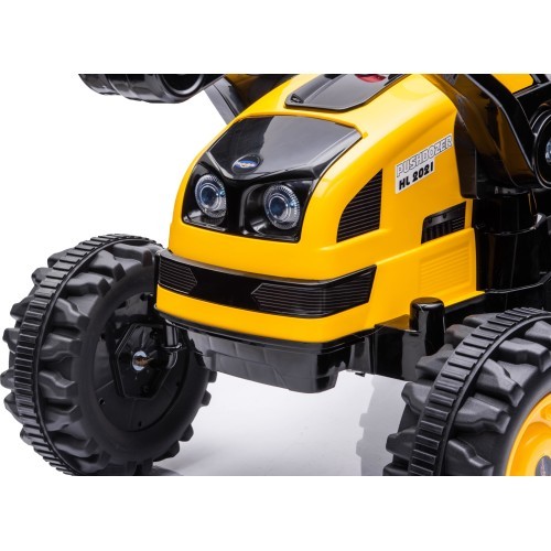 Vehicle Excavator Tractor Yellow