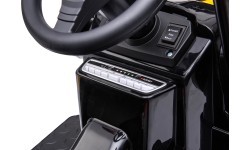 Traktorius-ekskavatorius, geltonas