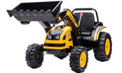Vehicle Excavator Tractor Yellow