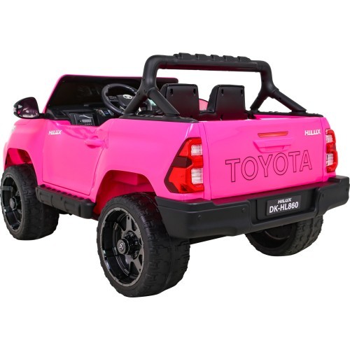 Электромобиль Toyota Hilux розовый