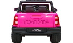 Toyota Hilux automobilis rožinis