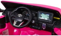 Электромобиль Toyota Hilux розовый