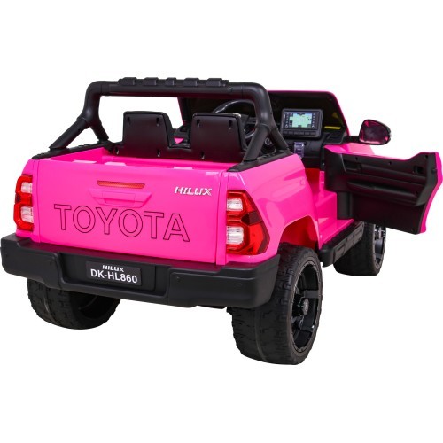 Toyota Hilux automobilis rožinis