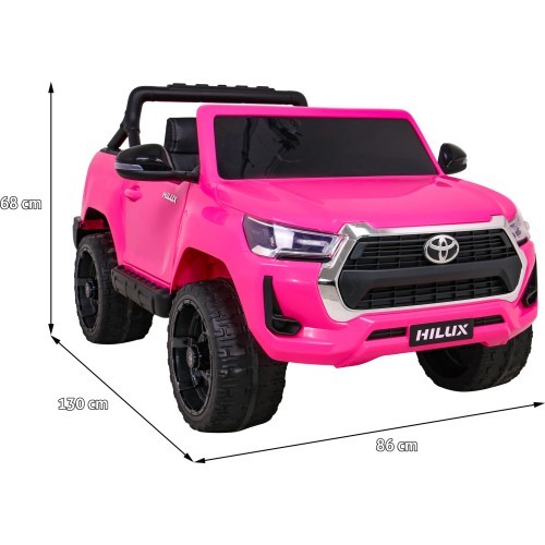 Toyota Hilux automobilis rožinis