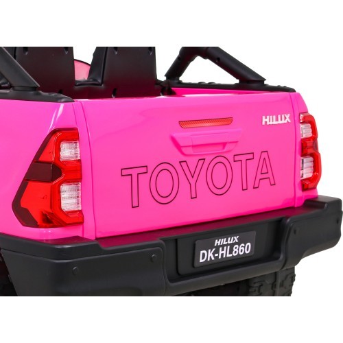 Электромобиль Toyota Hilux розовый