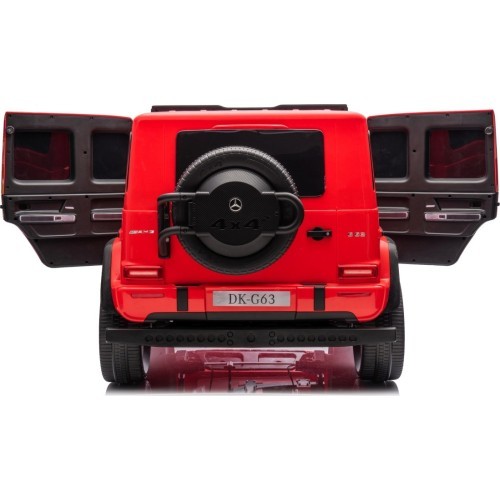 Elektromobilis Mercedes Benz G63 AMG XXL STRONG, raudonas