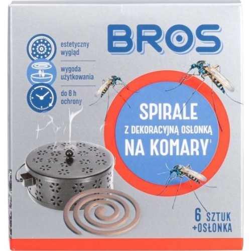 Uodų spiralė su dekoratyviniu dangteliu Bros