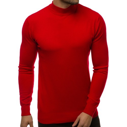 TMK Jeans Men's Turtleneck Red