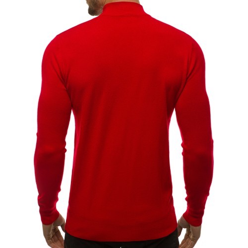 TMK Jeans Men's Turtleneck Red