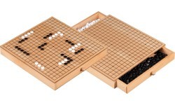 Stalo žaidimas Philos Go & Go Bang, medinė dėžutė 30x28,5 cm