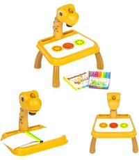 Projector dinosaur drawing board 12 markers 24 designs