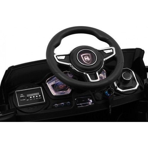 Elektromobilis Rapid Racer, juodas