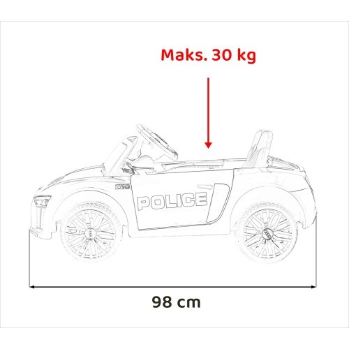 Vehicle Audi R8 Police