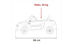 Электромобиль Audi R8 Police