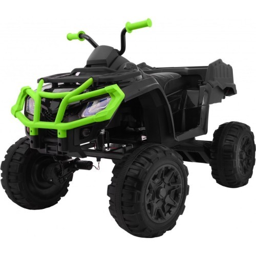 Электроквадроцикл Quad XL ATV с пультом 2,4 ГГц, чёрно-зелёный