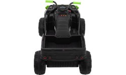 Keturratis Quad XL ATV su nuotolinio valdymo pultu 2,4 GHz, juodas su žaliu