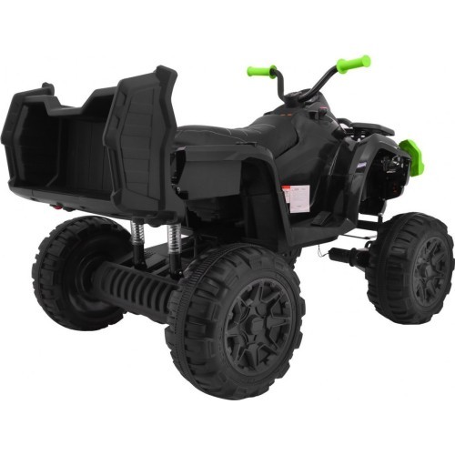 Электроквадроцикл Quad XL ATV с пультом 2,4 ГГц, чёрно-зелёный