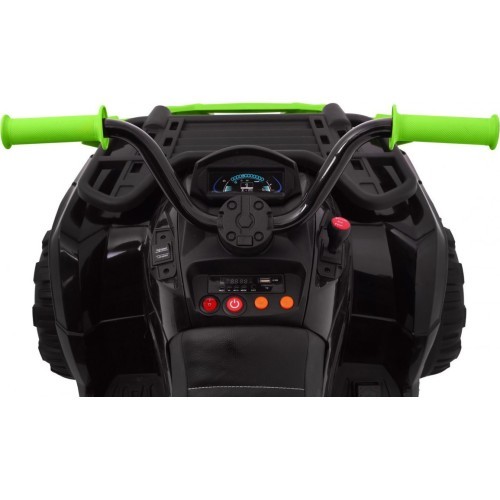 Keturratis Quad XL ATV su nuotolinio valdymo pultu 2,4 GHz, juodas su žaliu
