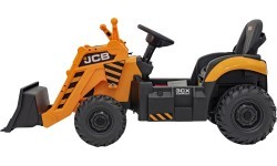 Vaikiškas ekskavatorius JCB, geltonas
