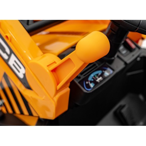 Детский экскаватор JCB, жёлтый