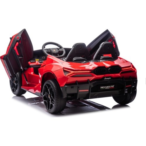 Электромобиль Lamborghini Revuelto XL, красный