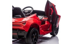 Электромобиль Lamborghini Revuelto XL, красный