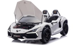 Elektromobilis Lamborghini Revuelto XL, baltas