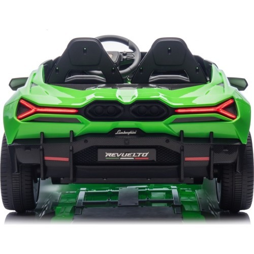 Электромобиль Lamborghini Revuelto XL, зелёный