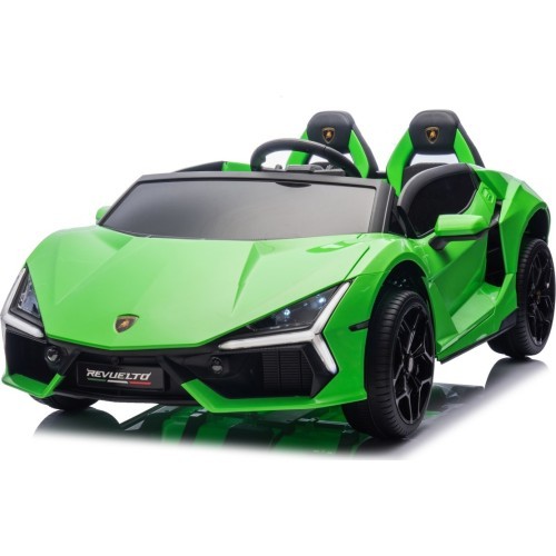 Elektromobilis Lamborghini Revuelto XL, žalias