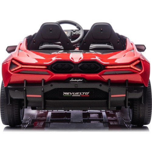Elektromobilis Lamborghini Revuelto XL STRONG, raudonas