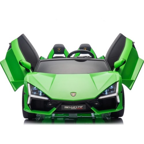 Электромобиль Lamborghini Revuelto XL Strong, зелёный