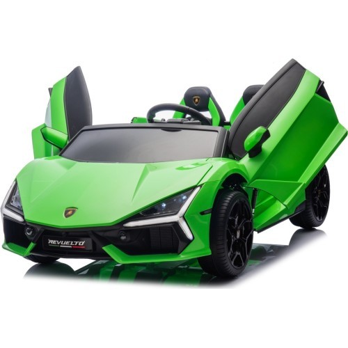 Электромобиль Lamborghini Revuelto XL Strong, зелёный
