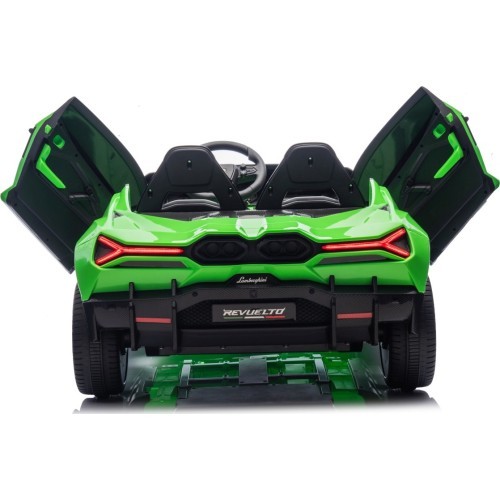 Электромобиль Lamborghini Revuelto XL Strong, зелёный