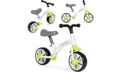 Children's cross-country bicycle EVA wheels saddle adjustment green ECOTOYS
