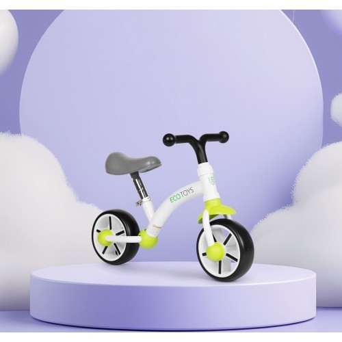 Children's cross-country bicycle EVA wheels saddle adjustment green ECOTOYS