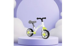 Детский беговел с колёсами EVA и регулируемым седлом, зелёный ECOTOYS