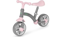 Детский трёхколёсный велосипед ECOTOYS с колёсами EVA и регулируемым сиденьем, серый