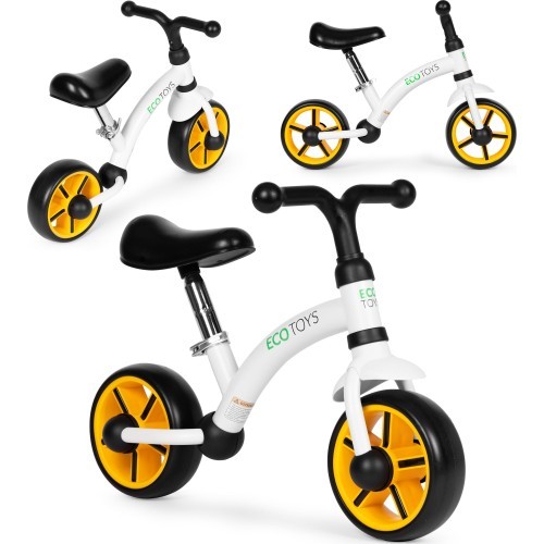 Детский беговел колеса EVA регулируемое седло черный ECOTOYS
