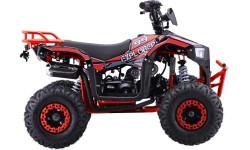 Keturratis benzininis 110CC Explorer, raudonas