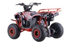 Keturratis benzininis 110CC Explorer, raudonas