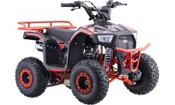 Keturratis benzininis 110CC Explorer, raudonas