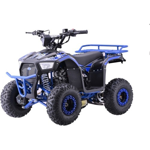 Keturratis benzininis 110CC EXPLORER, mėlynas